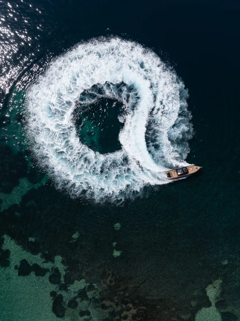 ANDY - Drone Shot of Boat